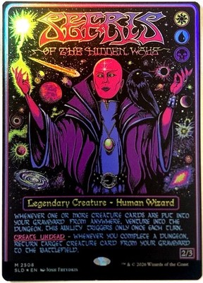 MTG Sefris of the Hidden Ways (Foil) Secret Lair D&D: Black Lights 2508 NM NICE!