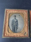 Civil War Union Soldier Ambrotype Photo Original Case Antique Military Image