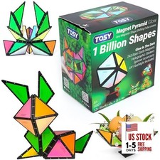 Magnet Pyramid - 1 Cube Transforms into 1 Billion Shapes Bunny, Egg Glow