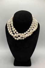 Baroque Freshwater Pearl Knotted Endless Necklace 160.5g