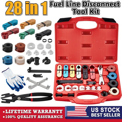 #ad #ad 28 Pcs Car Auto Air Conditioning Hose Fuel Pipe Line Disconnect A C Tool Remover $39.99