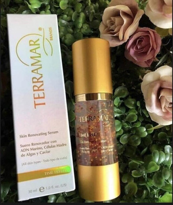 TIME FREEZE  Facial Serum w/ Marine DNA, Caviar, Seaweed Stem Cells TerraMar USA