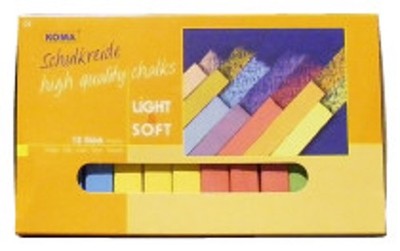 Schulkreide Koma farbig, 4 Farben