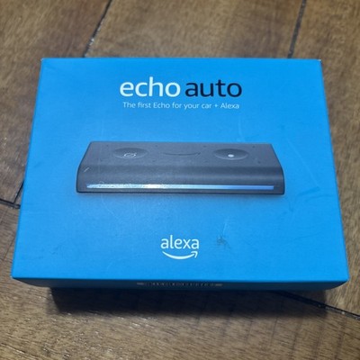 Echo Auto Smart Speaker with Alexa Play Music Make Calls Thru Car Speakers