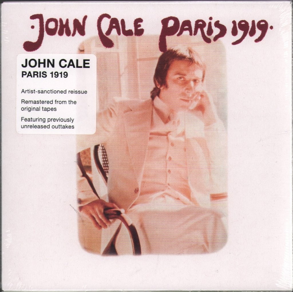 John Cale Paris 1919 (Remastered) CD Europe Domino 2022 Expanded edition in card