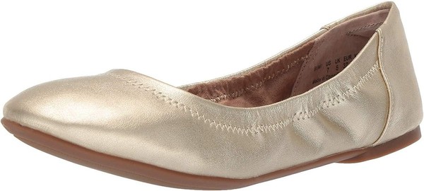 Amazon Essentials Belice Damen Ballerinas Gold 40.5 EU Weit-image