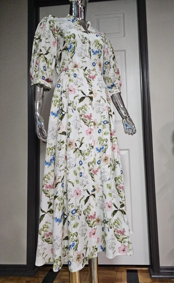 WITCHERY Floral Ladies Dress AU 6/GORGEOUS  - image 3 of 4