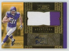 Moritz Bohringer 2016 Donruss Signature Gold Auto /25 Jersey #299 Minnesota