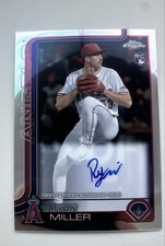 2025 Topps Chrome - Rookie Autographs Ryan Miller #RA-RM (AU, RC)