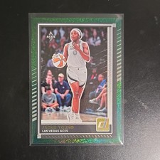 Panini 2025 Donruss WNBA Green Sparkle Parallel Jackie Young #60 Las Vegas Aces
