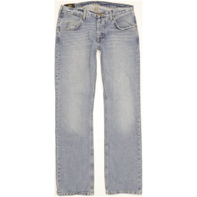Lee Knox Men Blue Straight Regular Jeans W33 L32 (110854)