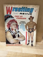 Wrestling revue magazine may 1972 chief jay strongbow. VG Box 280