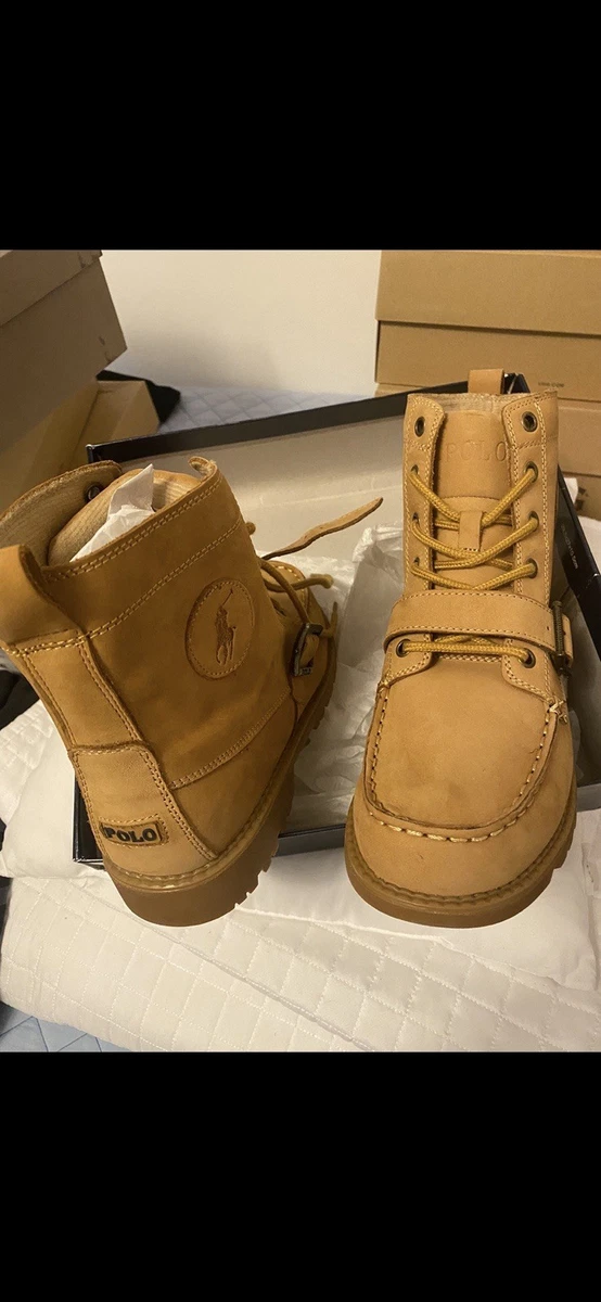 Polo Ralph Lauren Beige Boots for Men for Sale - Shop New  display picture 1
