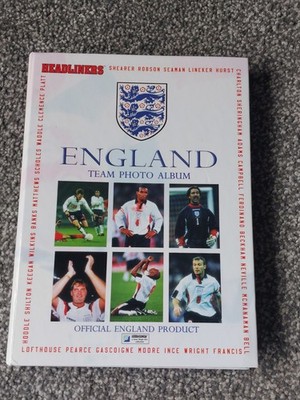 ENGLAND TEAM FOTOALBUM 1998..MAGIC BOX Int..110 OUT OF 120..plus 76 DUPLIKATE