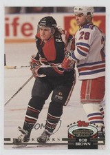 1992-93 Topps Stadium Club Rob Brown #295 y8y