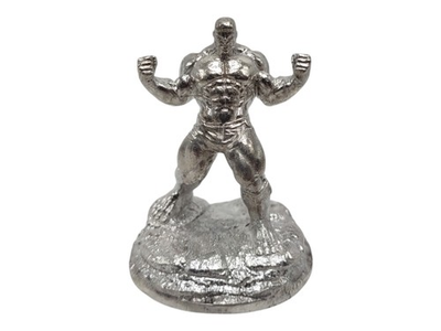 #ad 95 99% Fine Silver Hulk Statue 2” 3 Troy Oz Solid Bullion Art Figure $549.99