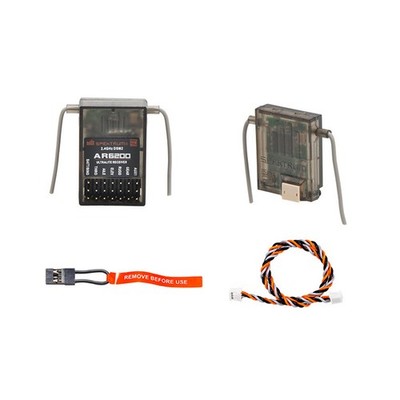 2.4G 3.5V-9.6V AR6200 Receiver + Satellite For Spektrum Spek Generic DX6i DSM2 C