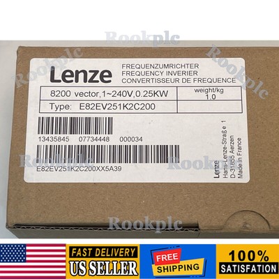 Lenze E82EV251_2C200 Frequency Inverter 8200 Vector E82EV251K2C200 US Seller NEW