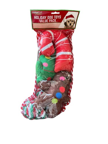 Calza Natalizia Giocattoli per Cani Vacanze Confezione Valore By Multipet Nuova con etichette - Foto 6 di 6