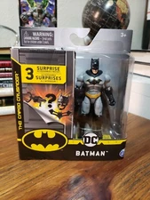 DC Batman 1st Edition The Caped Crusader Black / Gray Suit Spinmaster A5