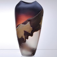 Viz Glass Floor Vase on sale Viz Glass Floor Vase on sale