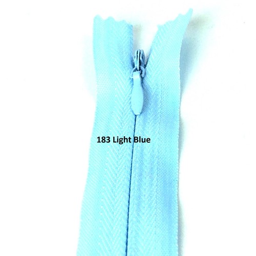 5 x Invisible Zips concealed Zip 6.25 9.5 14 16 18 22 inch size 3 Closed End - Picture 38 of 61