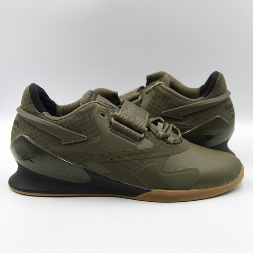 Reebok Legacy Lifter II 2 Men\u0026#039;s Army Green Black Gum H02845 Multiple  Sizes New | eBay