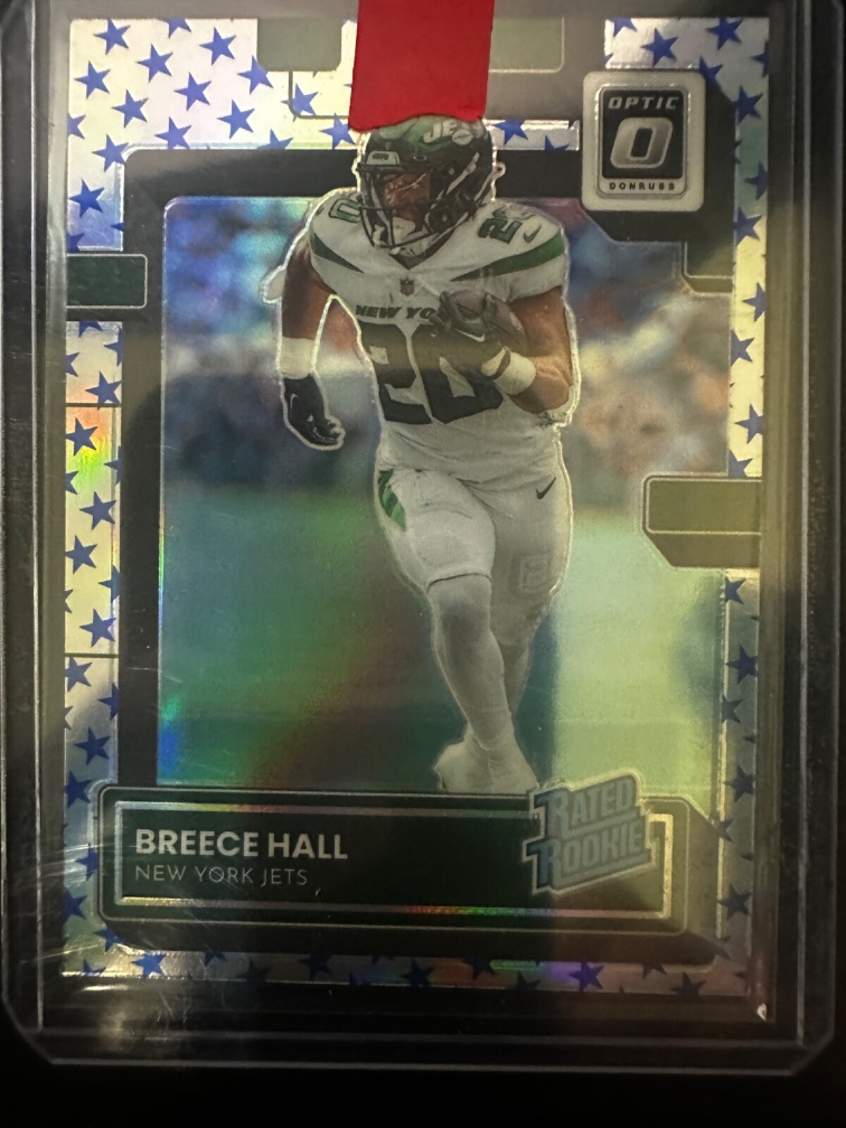 2022 Panini Donruss Optic - Rated Rookie Stars Prizm #214 Breece Hall (RC)