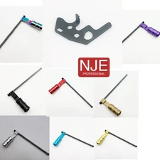 Ruger 10/22 Bolt Charging Handle & Auto Bolt Release Black Combo Red Black Gold