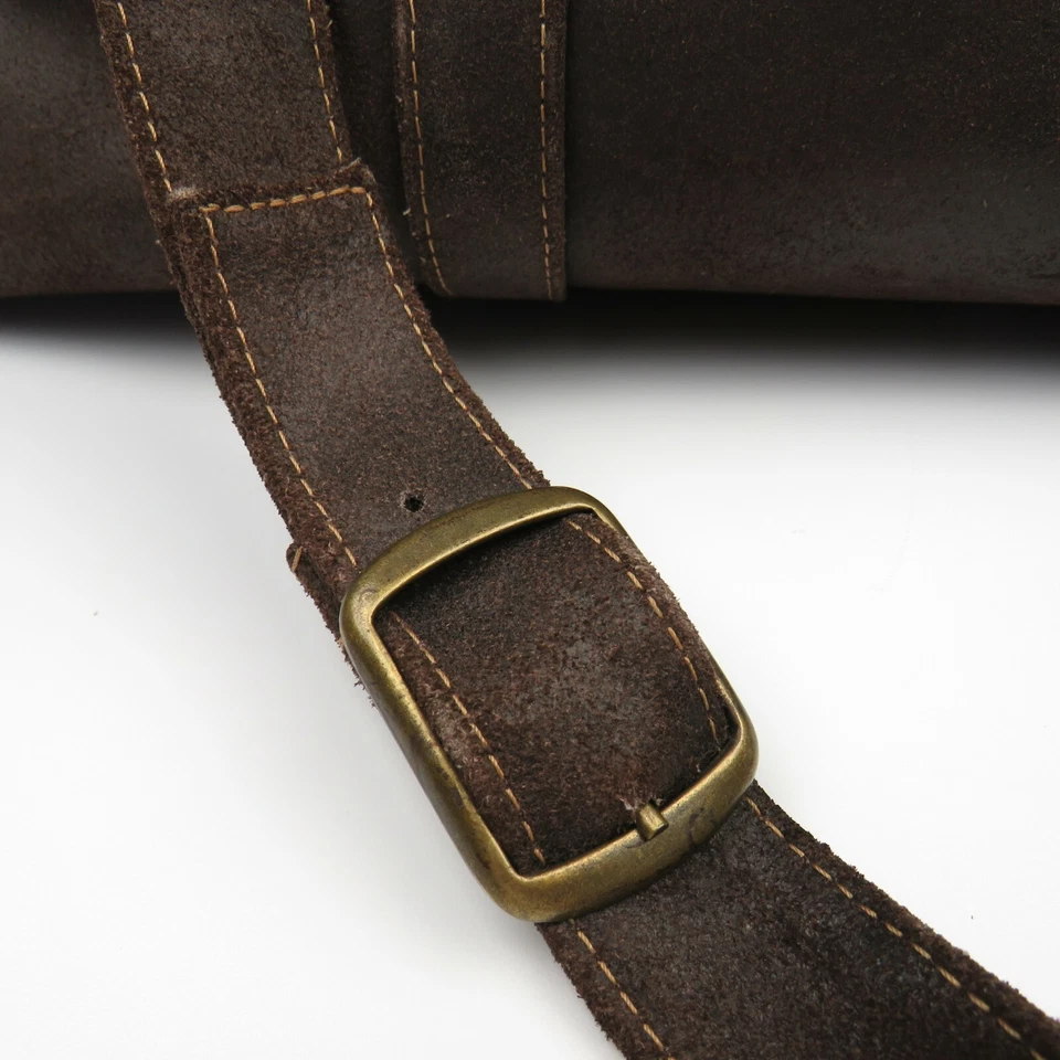 Bolso de Viaje de Lona de Cuero Colombiano 20" de Le Donne Drifter Café BONITO Foto 4 de 4