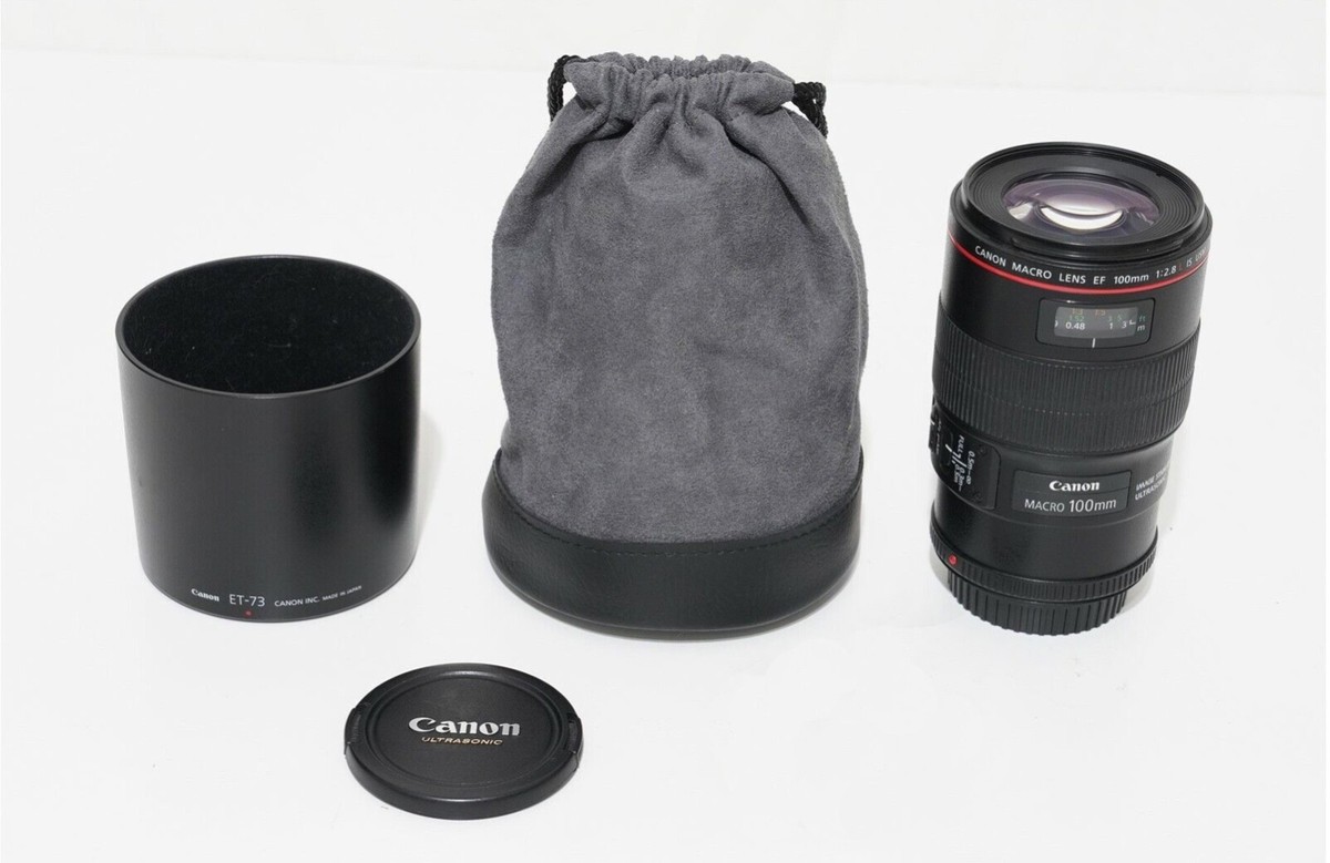 ジャンク CANON EF100mm F2.8L MACRO IS USM Canon EF 100mm f/2.8L Macro IS USM (OPEN BOX) by Canon at