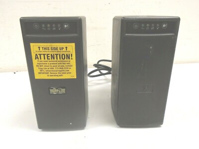 LOT OF 2 OmniVS 120V 1000VA 500W Line-Interactive UPS, Tower, USB port **PARTS**