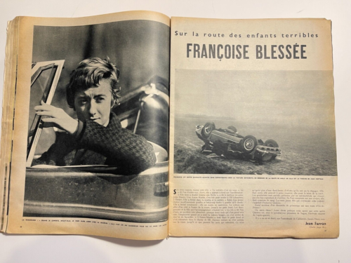 PARIS MATCH MAGAZINE - No 420 FRANCOISE SAGAN 27th April 1957 Queen Elizabeth II - Picture 5 of 12
