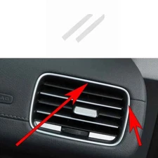 For Benz GLE GLS Silver Titanium 2020-2022 Car Console L&R Air Outlet Vent Cover