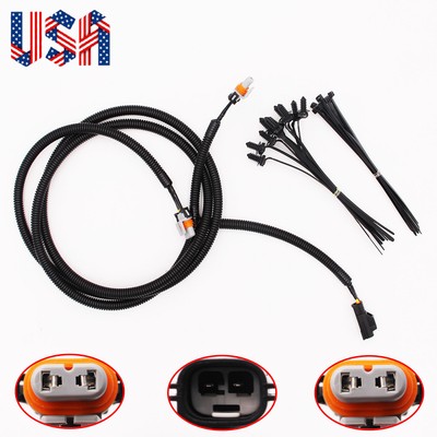 Fog Light Wiring Harness Left Right Fit for 2002-2009 Dodge Ram 1500