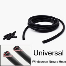 200cm 2m x 4mm ID EPDM BLACK RUBBER Windscreen Wiper Washer Jet Tube Pipe Hose