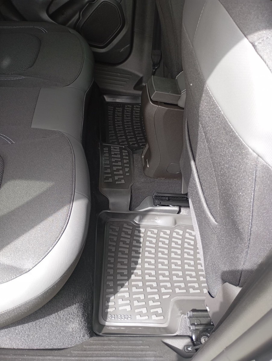 TAPPETI - TAPPETINI IN GOMMA 3D TPE NERI PER JEEP - Foto 4