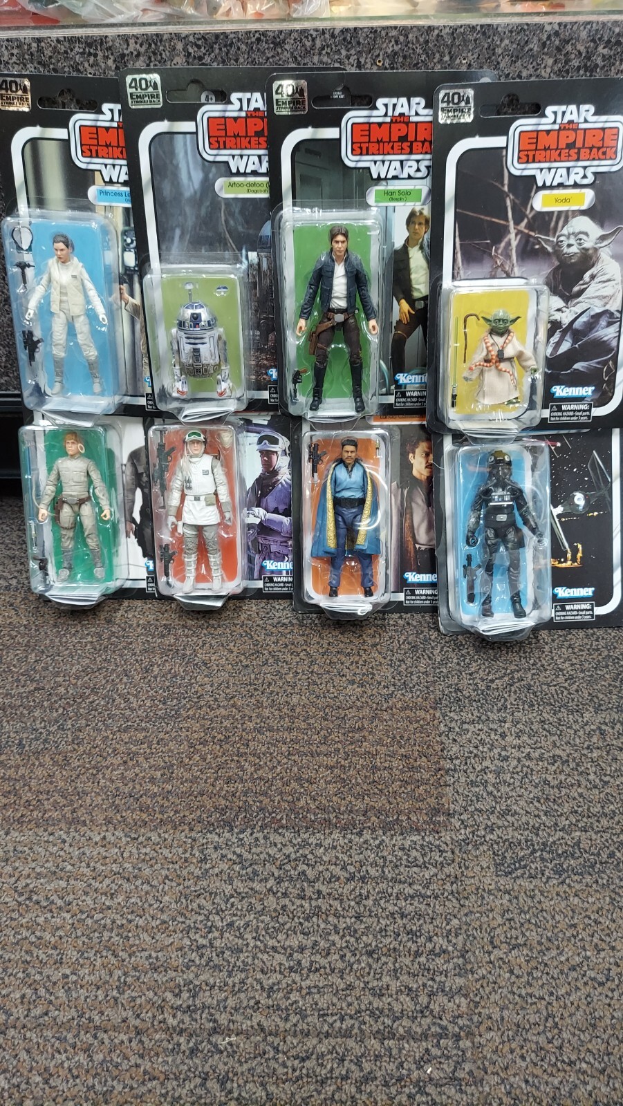 Star Wars Black Series 40th Anniversary Empire Strikes Back Lot Of 8 Luke Leia