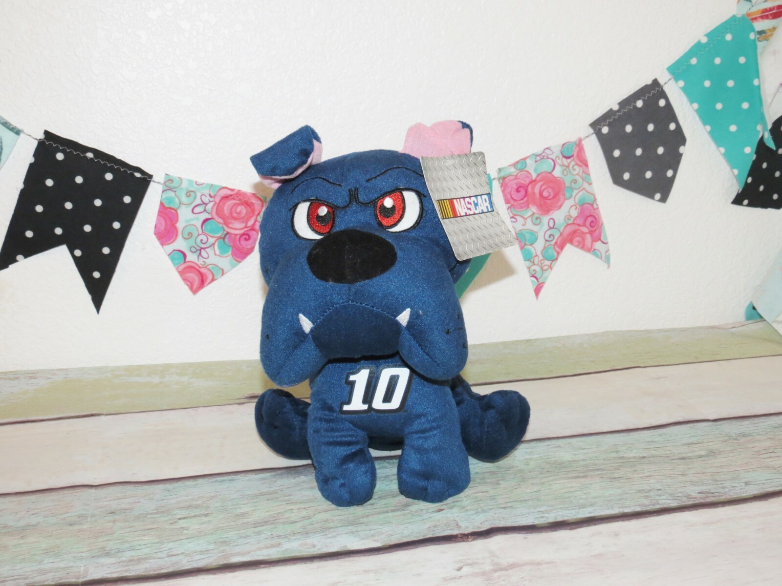 blue bulldog plush