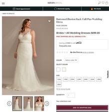 Davids Bridal Wedding Dress Size 16w
