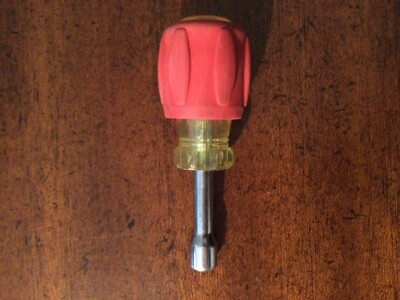 1/4 in Raptor Stubbie Nut Driver W/Cushion Handle Made In The USA