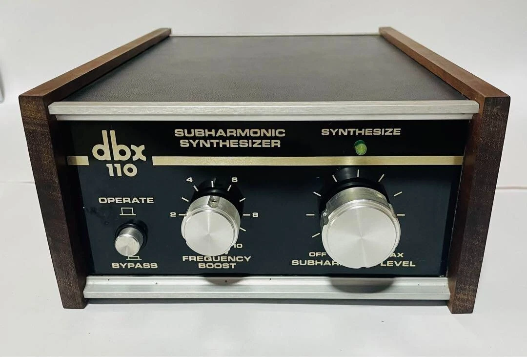 DBX 110 Subharmonic Synthesizer Used F S eBay