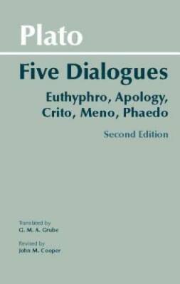 Plato: Five Dialogues: Euthyphro, Apology, Crito, Meno, Phaedo (Hac - ACCEPTABLE