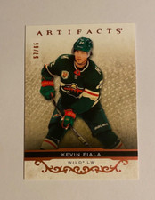 2021-22 Upper Deck Artifacts Kevin Fiala ROSE Parallel /65 #54 Minnesota Wild