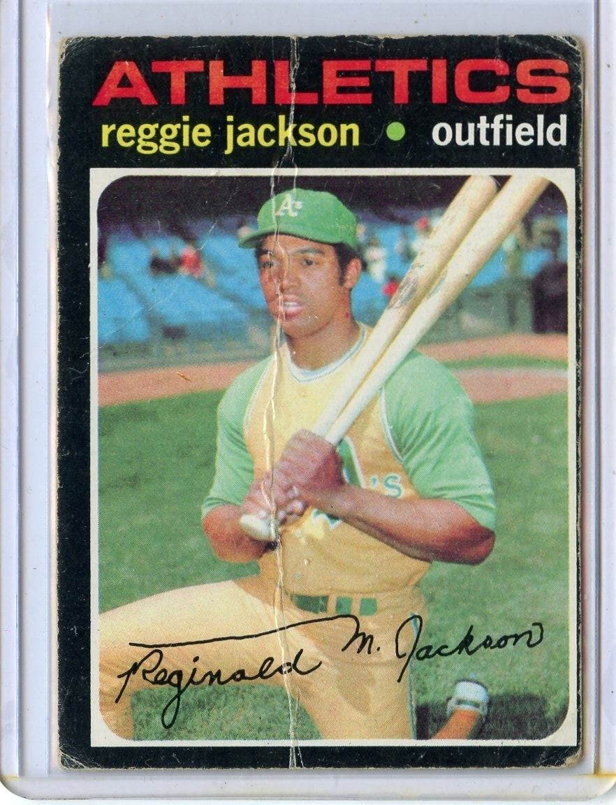 1971 Topps Reggie Jackson Oakland Athletics #20 ⭐️💥🎯 Original