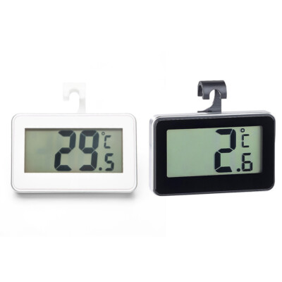 Waterproof Digital LCD Fridge Freezer Thermometer Wireless With Hanging Hook