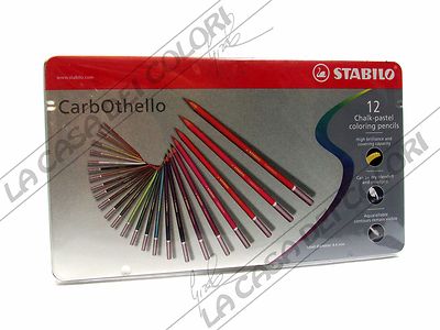 STABILO - CARBOTHELLO - CONFEZIONE 12 MATITE COLORATE ASSORTITE - PASTELLI