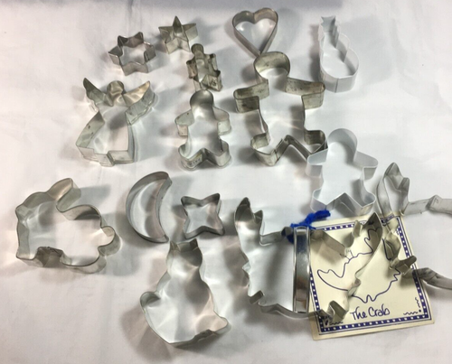 Vintage Lot of 44 Cookie Cutters Aluminum Plastic Some Wilton - Picture 5 of 12