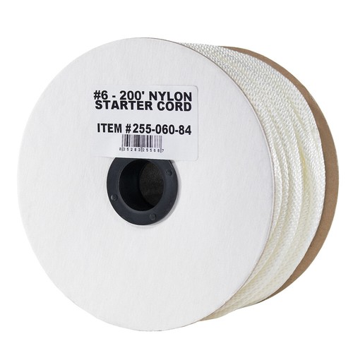 100% Nylon Starter Cord - Hard Lay Nylon Fiber Rope - Stable Durable Repair Cord - Picture 8 of 9