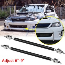 Strut Rod Front Bumper Bar Adjust 6-9 Tie Diffuser Splitter For Subaru Wrx Sti Strut Rod Front Bumper Bar Adjust 6-9 Tie Diffuser Splitter For Subaru Wrx Sti